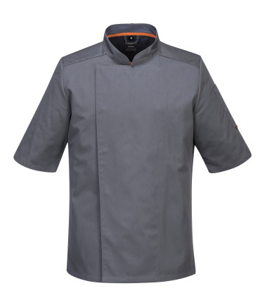 Veste maille pro s/s de travail Gris Ardoise Portwest