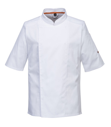 Veste maille pro s/s de travail Blanc Portwest