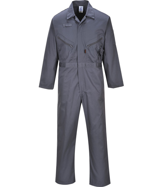 Combinaison liverpool à zip de travail Gris Graphite Portwest