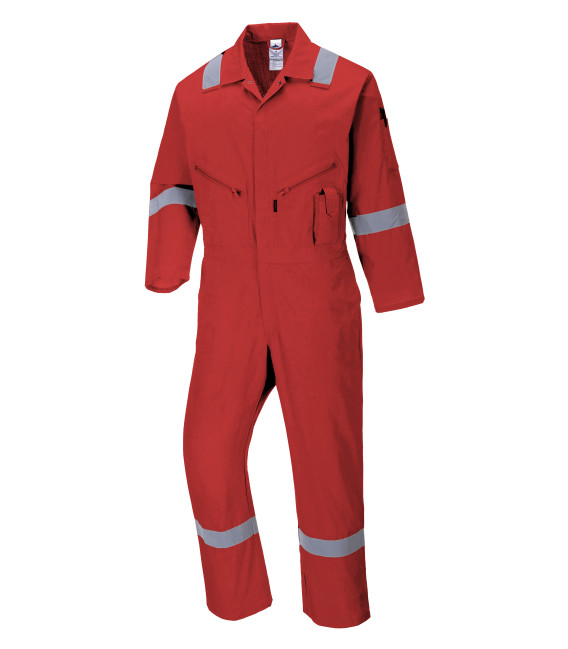 Combinaison coton iona de travail Rouge Portwest