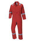Combinaison coton iona de travail Rouge Portwest