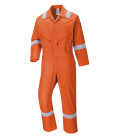 Combinaison coton iona de travail Orange Portwest