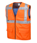 Gilet hv rafraîchissant de travail Orange Portwest