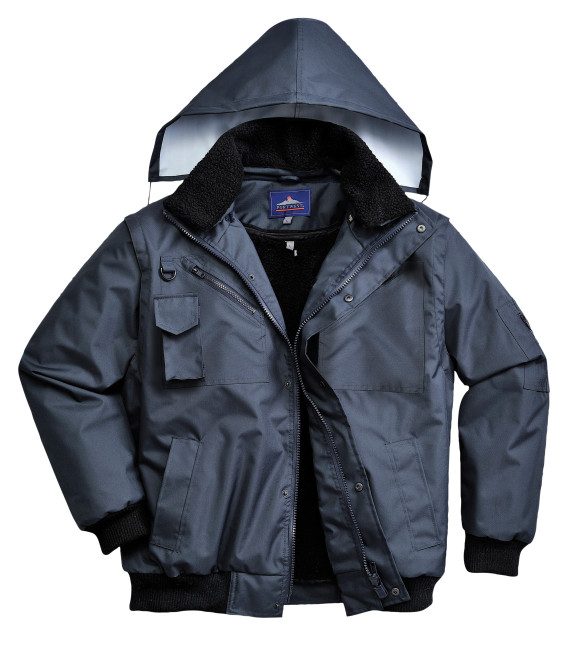 Blouson bomber 4 en 1 de travail Bleu Portwest