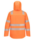 Parka hv dx4 de travail Orange/Noir Portwest