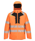 Parka hv dx4 de travail Orange/Noir Portwest