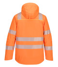 Parka hv dx4 de travail Orange/Noir Portwest