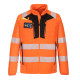 Veste hybride haute visibilité dx4 de travail Orange/Noir Portwest