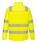 Veste hybride haute visibilité dx4 de travail Jaune/Noir Portwest