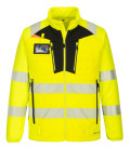 Veste hybride haute visibilité dx4 de travail Jaune/Noir Portwest
