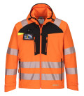 Veste softshell hv dx4 de travail Orange/Noir Portwest