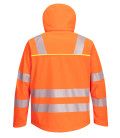 Veste softshell hv dx4 de travail Orange/Noir Portwest