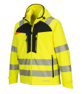 Veste softshell hv dx4 de travail Jaune/Noir Portwest