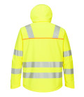 Veste softshell hv dx4 de travail Jaune/Noir Portwest