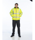 Polaire hivis doublée filet de travail Jaune Portwest