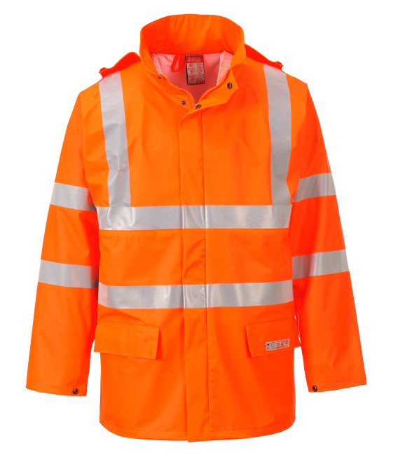 Veste de pluie hivis fr sealtex de travail Orange Portwest