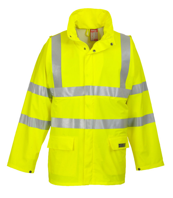 Veste de pluie hivis fr sealtex de travail Jaune Portwest