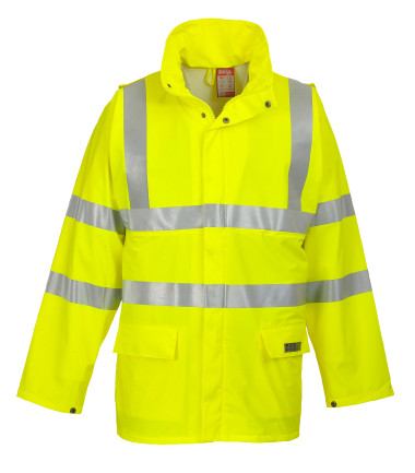 Veste de pluie hivis fr sealtex de travail Jaune Portwest