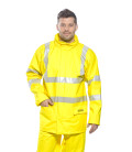 Veste de pluie hivis fr sealtex de travail Jaune Portwest