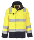 Blouson haute-visibilité multirisques de travail Jaune/Bleu Portwest