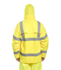 Veste de pluie hi-vis de travail Jaune Portwest