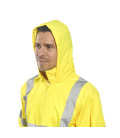 Veste de pluie hi-vis de travail Jaune Portwest
