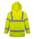 Veste de pluie hi-vis de travail Jaune Portwest