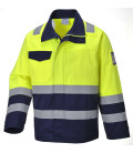 Veste hi-vis modaflame de travail Jaune/Bleu Portwest