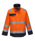 Veste modaflame orange/marine ris de travail Orange/Bleu Portwest