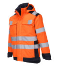 Veste de pluie modaflame arc électrique de travail Orange/Bleu Portwest