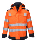 Veste de pluie modaflame arc électrique de travail Orange/Bleu Portwest