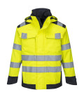 Veste de pluie modaflame arc électrique de travail Jaune/Bleu Portwest