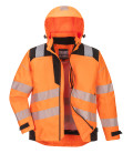 Veste imper-respirante extreme pw3 de travail Orange/Noir Portwest