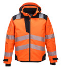 Veste imper-respirante extreme pw3 de travail Orange/Noir Portwest