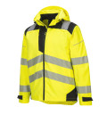 Veste imper-respirante extreme pw3 de travail Jaune/Noir Portwest