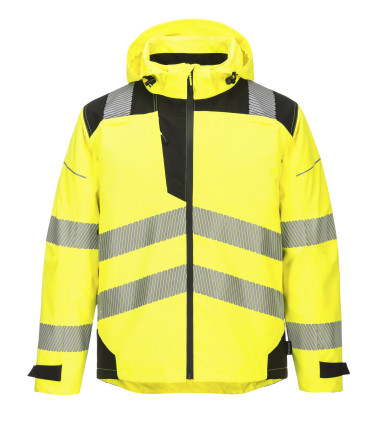 Veste imper-respirante extreme pw3 de travail Jaune/Noir Portwest