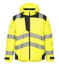 Veste imper-respirante extreme pw3 de travail Jaune/Noir Portwest