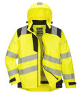 Veste imper-respirante extreme pw3 de travail Jaune/Noir Portwest
