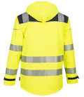 Blouson pw3 3-en-1 haute visibilité de travail Jaune/Noir Portwest