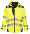 Blouson pw3 3-en-1 haute visibilité de travail Jaune/Noir Portwest