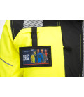 Parka d&39;hiver haute visibilité pw3 de travail Jaune/Noir Portwest