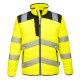 Pw3 hi-vis baffle de travail Jaune/Noir Portwest