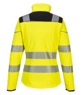 Softshell pw3 haute visibilité pour femmes de travail Jaune/Noir Portwest