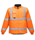 Parka traffic hv 7-en-1 ris de travail Orange Portwest