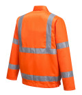 Veste poly-coton hi-vis ris de travail Orange Portwest