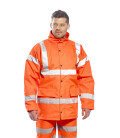 Parka respirante hi-vis de travail Orange Portwest