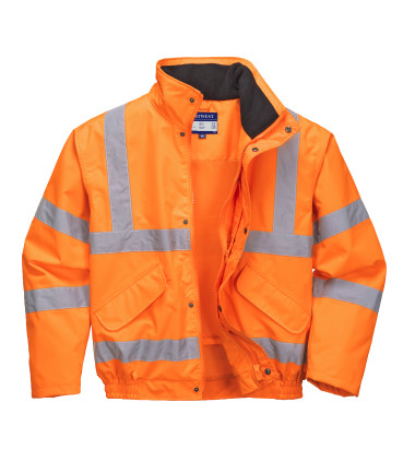 Blouson respirant hi-vis doublure mesh de travail Orange Portwest