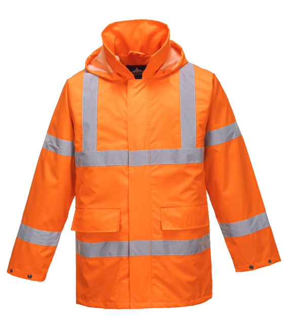 Veste de pluie lite traffic de travail Orange Portwest