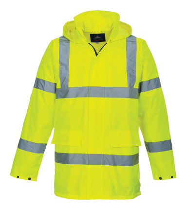 Veste de pluie lite traffic de travail Jaune Portwest