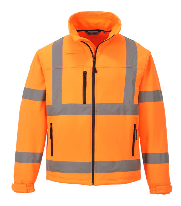 Veste softshell classic hi-vis (3 couches) de travail Orange Portwest
